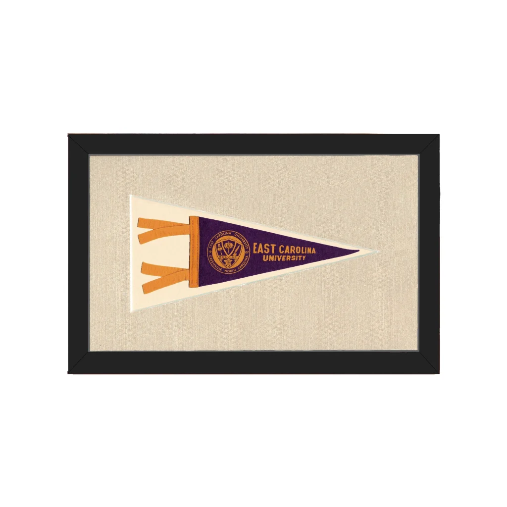 Vintage East Carolina University Pennant | Americana Memories | vintageantiquesgifts.com