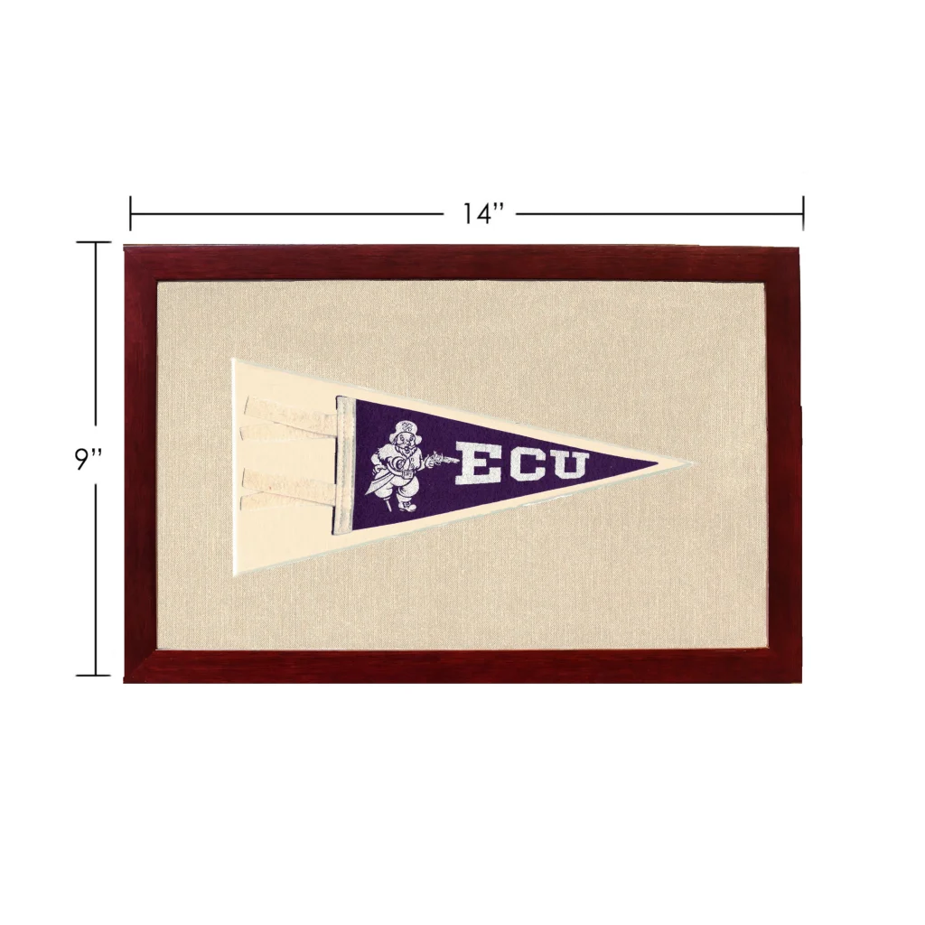 Vintage East Carolina University Pennant | Vintage Americana Sports Memorabilia | vintageantiquesgifts.com