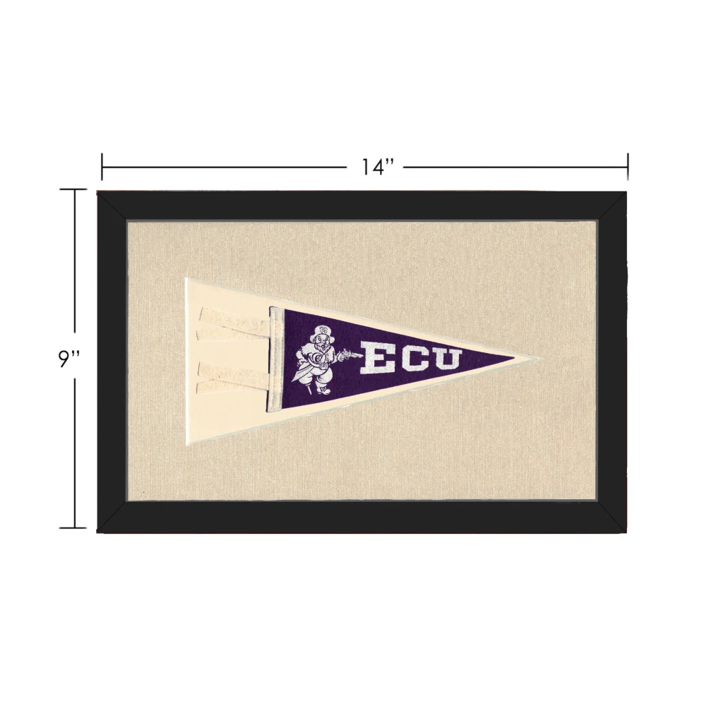 Vintage East Carolina University Pennant | Vintage Collectible Sports Pennant | vintageantiquesgifts.com