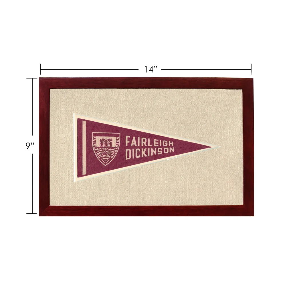 Vintage Fairleigh Dickinson Pennant | Vintage Americana Sports Memorabilia | vintageantiquesgifts.com