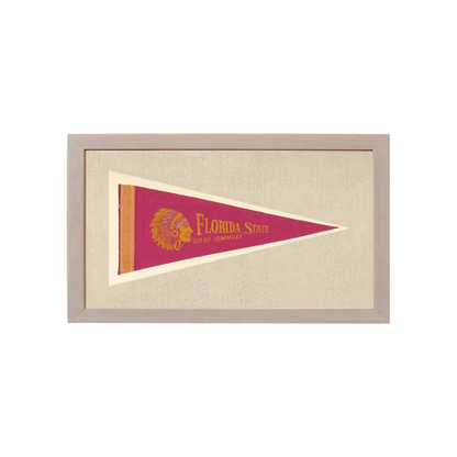 Vintage Florida State University Pennant | Vintage Americana Sports Memorabilia | vintageantiquesgifts.com