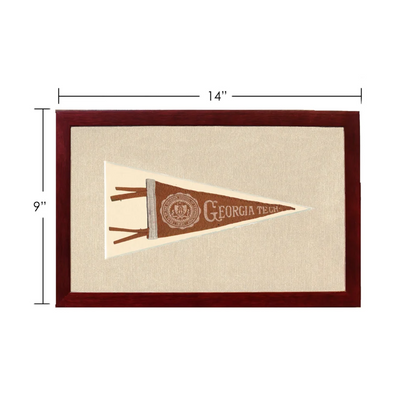 Vintage Georgia Tech Pennant | Rare Vintage Wool Felt Pennant Flag | vintageantiquesgifts.com
