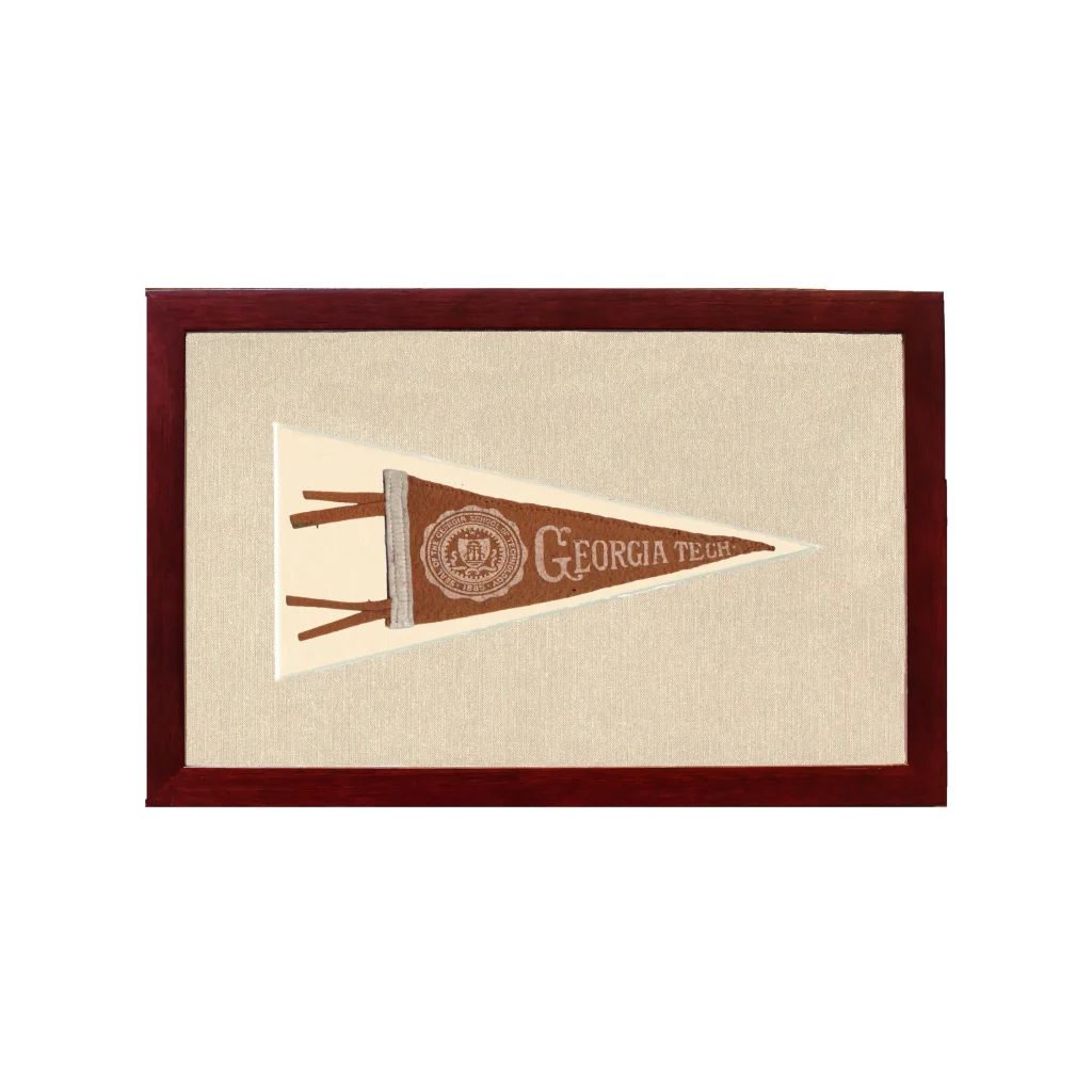 Vintage Georgia Tech Pennant | Vintage Americana Sports Memorabilia | vintageantiquesgifts.com