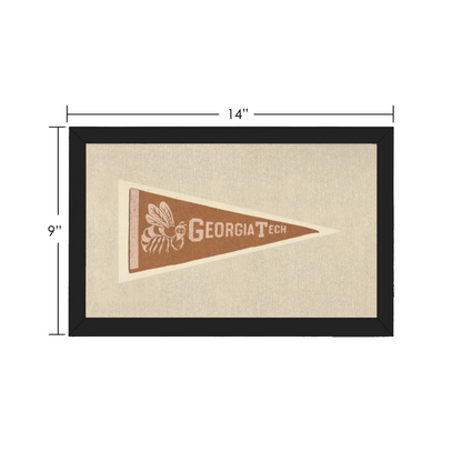 Vintage Georgia Tech Pennant | Vintage Collectible Sports Pennant | vintageantiquesgifts.com