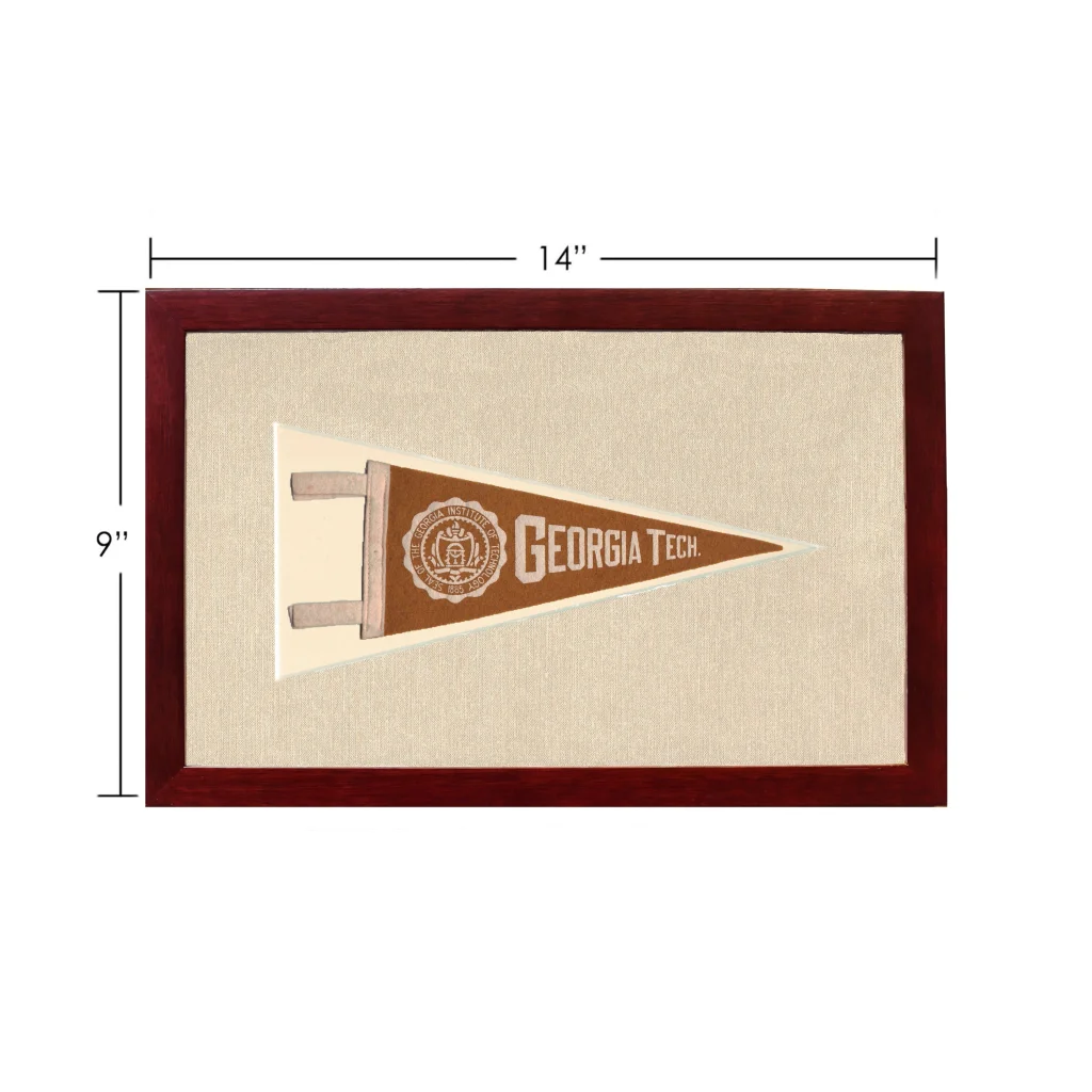 Vintage Georgia Tech Pennant | Vintage Americana Sports Memorabilia | vintageantiquesgifts.com