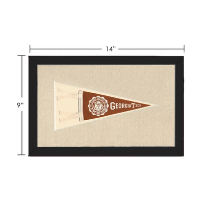 Vintage Georgia Tech Pennant | Vintage Collectible Sports Pennant | vintageantiquesgifts.com