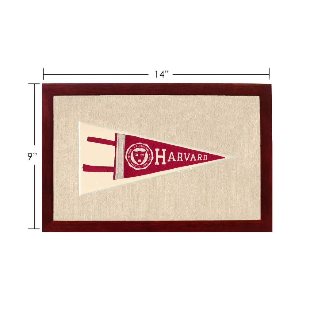 Vintage Harvard Pennant | Vintage Americana Sports Memorabilia | vintageantiquesgifts.com