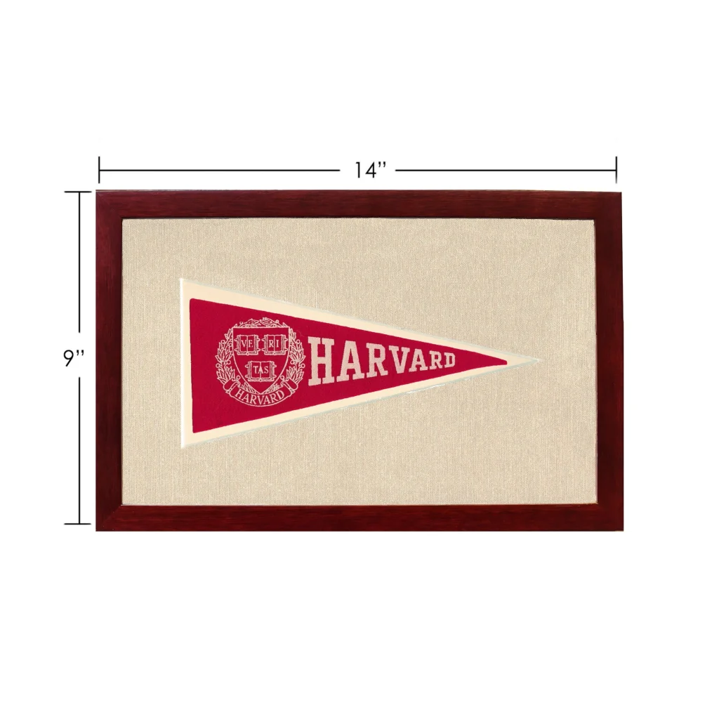 Vintage Harvard Pennant | Vintage Americana Sports Memorabilia | vintageantiquesgifts.com
