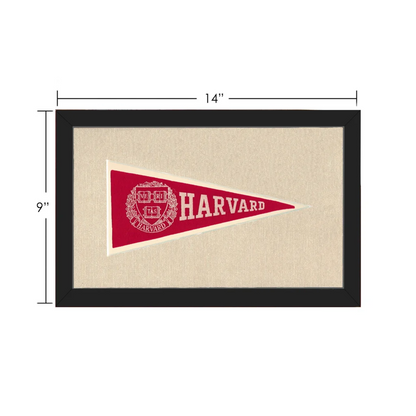 Vintage Harvard Pennant | Vintage Collectible Sports Pennant | vintageantiquesgifts.com
