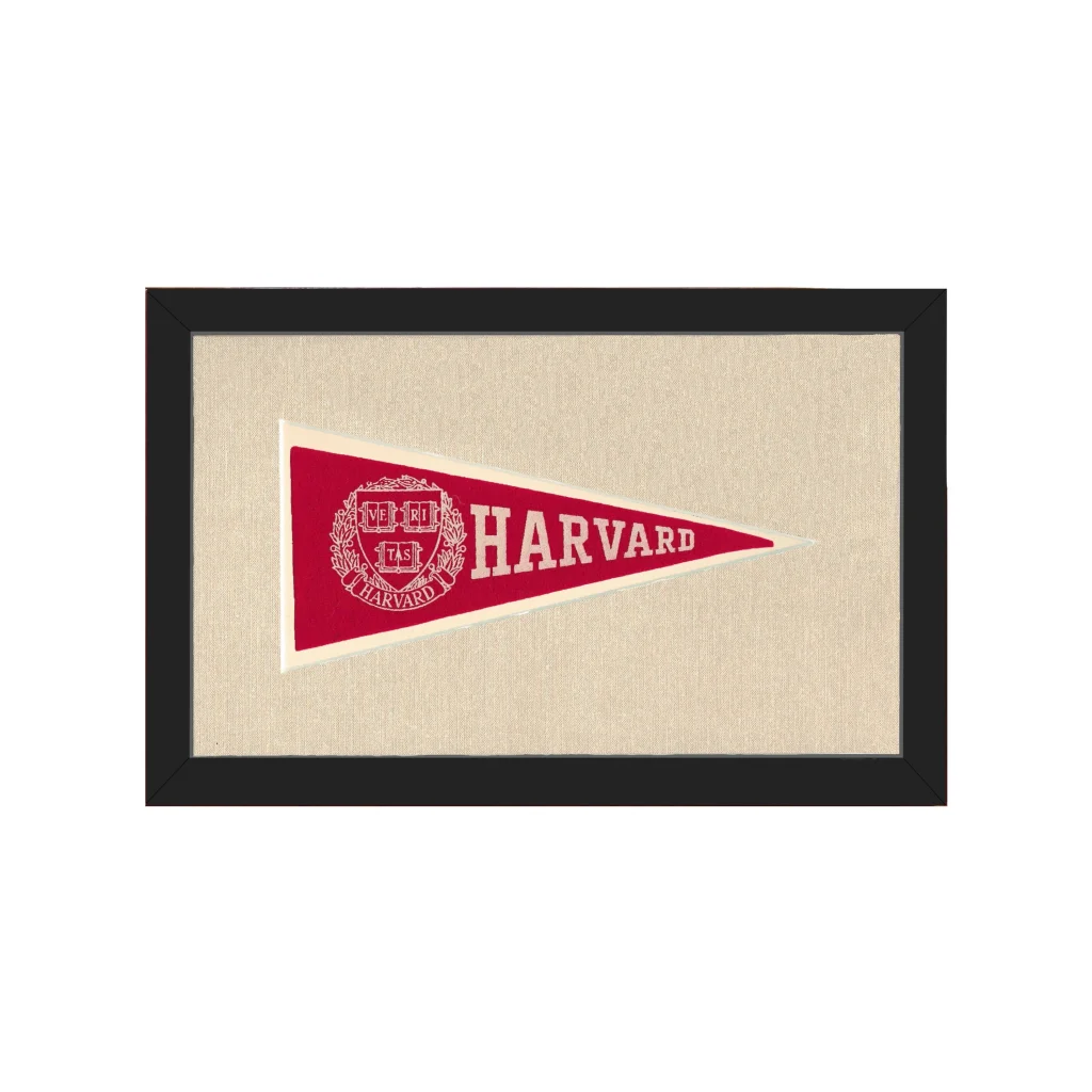 Vintage Harvard Pennant | Americana Memories | vintageantiquesgifts.com
