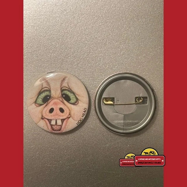Vintage Hog Head Pin Madballs And Garbage Pail Kids Inspired 1980s Advertisements and Antique Gifts Home page Pin: &