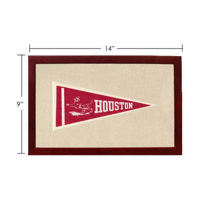Vintage Houston Pennant | Vintage Americana Sports Memorabilia | vintageantiquesgifts.com