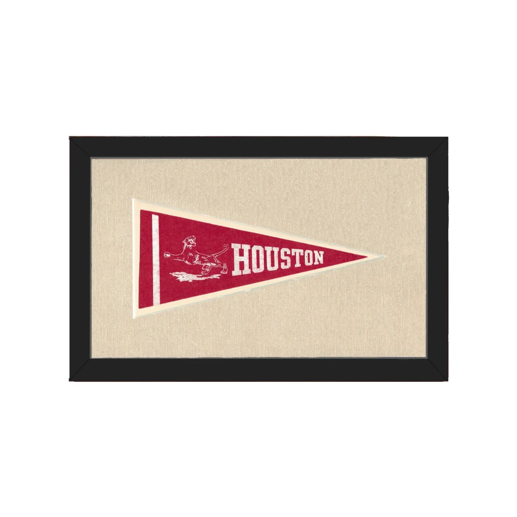 Vintage Houston Pennant | Americana Memories | vintageantiquesgifts.com