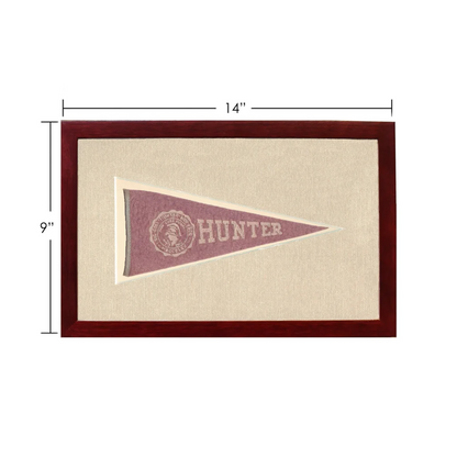 Vintage Hunter College Pennant | Vintage Americana Sports Memorabilia | vintageantiquesgifts.com