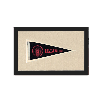 Vintage Illinois Pennant | Americana Memories | vintageantiquesgifts.com