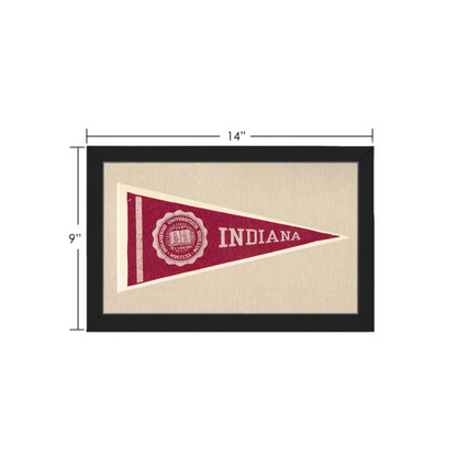 Vintage Indiana University Pennant | Vintage Collectible Sports Pennant | vintageantiquesgifts.com