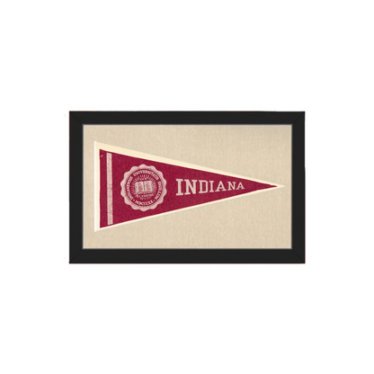 Vintage Indiana University Pennant | Americana Memories | vintageantiquesgifts.com