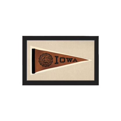 Vintage Iowa Pennant | Americana Memories | vintageantiquesgifts.com