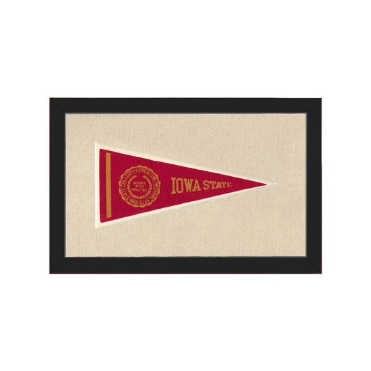 Vintage Iowa State Pennant | Americana Memories | vintageantiquesgifts.com