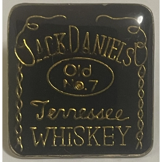 Vintage 🍹 Jack Daniels Old No. 7 Black Label Tennessee Whiskey Enamel Pin Collectibles Pin:
