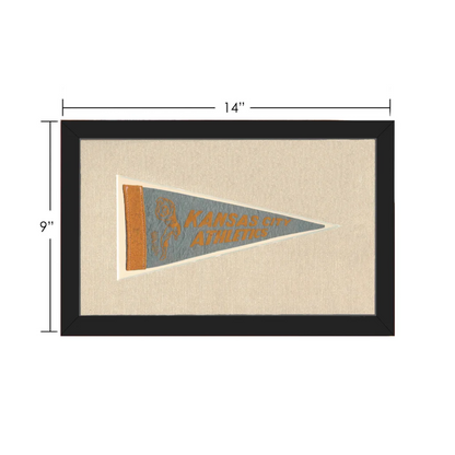 Vintage Kansas City Athletics Pennant | Vintage Collectible Sports Pennant | vintageantiquesgifts.com