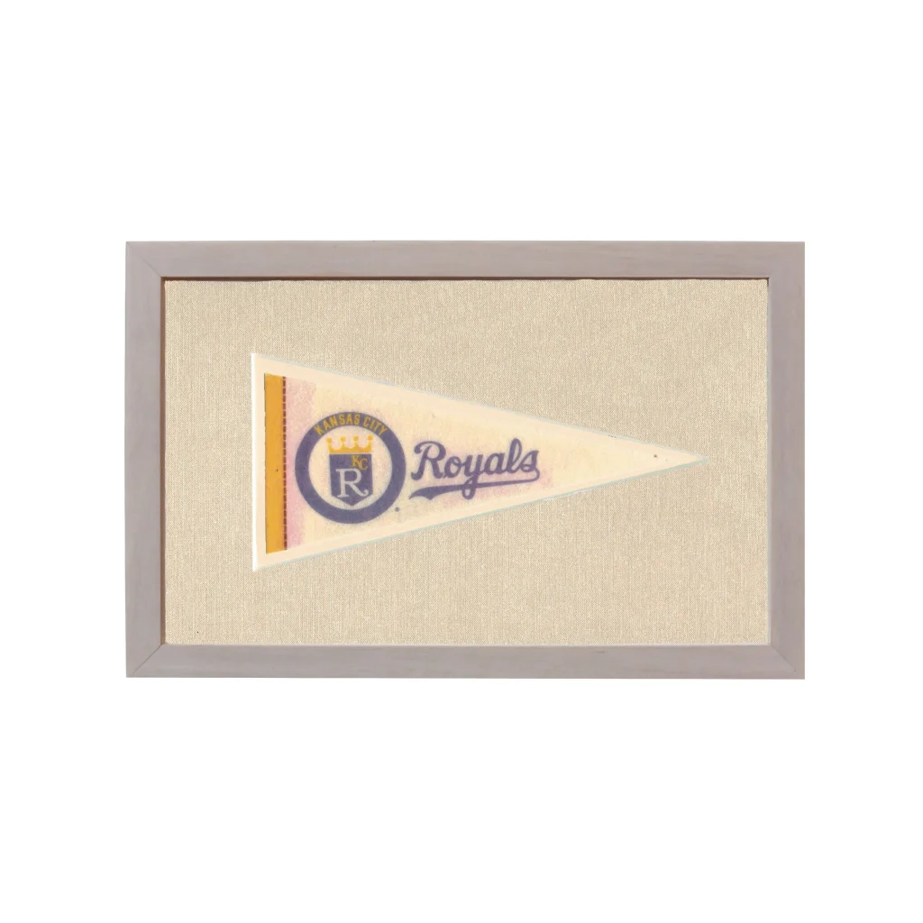 Vintage Kansas City Royals Pennant | Rare Vintage Wool Felt Pennant Flag | vintageantiquesgifts.com