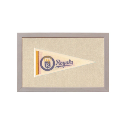 Vintage Kansas City Royals Pennant | Rare Vintage Wool Felt Pennant Flag | vintageantiquesgifts.com