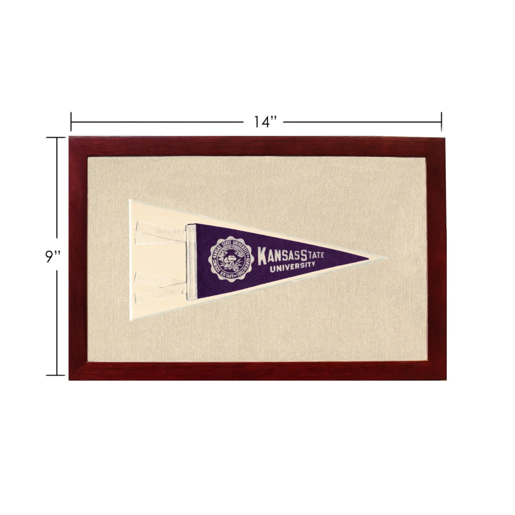 Vintage Kansas State Pennant | Vintage Americana Sports Memorabilia | vintageantiquesgifts.com