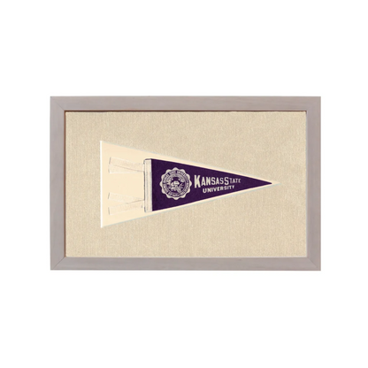 Vintage Kansas State Pennant | Rare Vintage Wool Felt Pennant Flag | vintageantiquesgifts.com