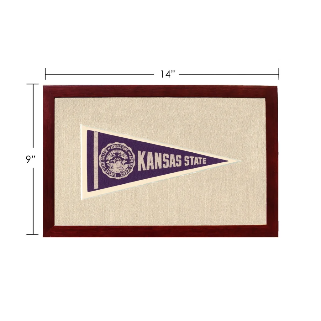 Vintage Kansas State University Pennant | Vintage Americana Sports Memorabilia | vintageantiquesgifts.com