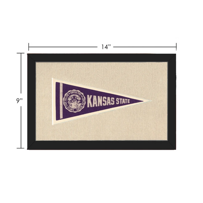 Vintage Kansas State University Pennant | Vintage Collectible Sports Pennant | vintageantiquesgifts.com