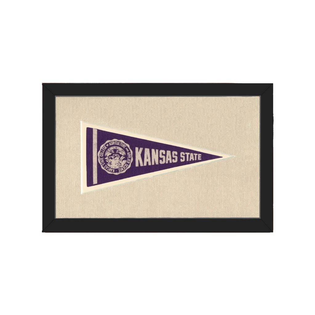 Vintage Kansas State University Pennant | Americana Memories | vintageantiquesgifts.com