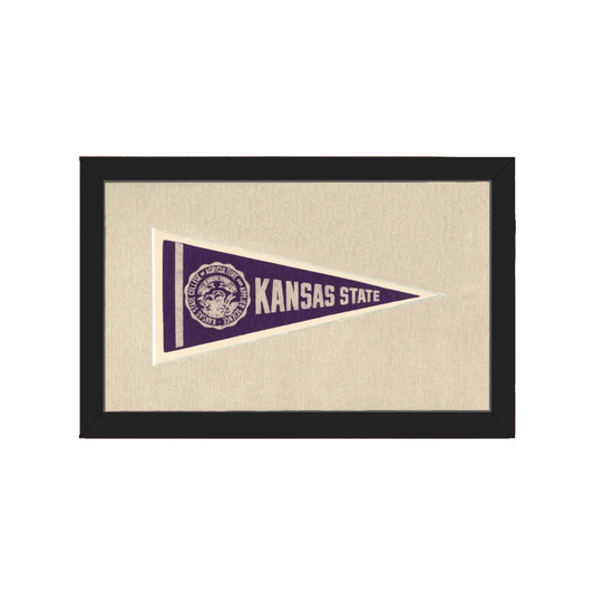 Vintage Kansas State University Pennant | Americana Memories | vintageantiquesgifts.com