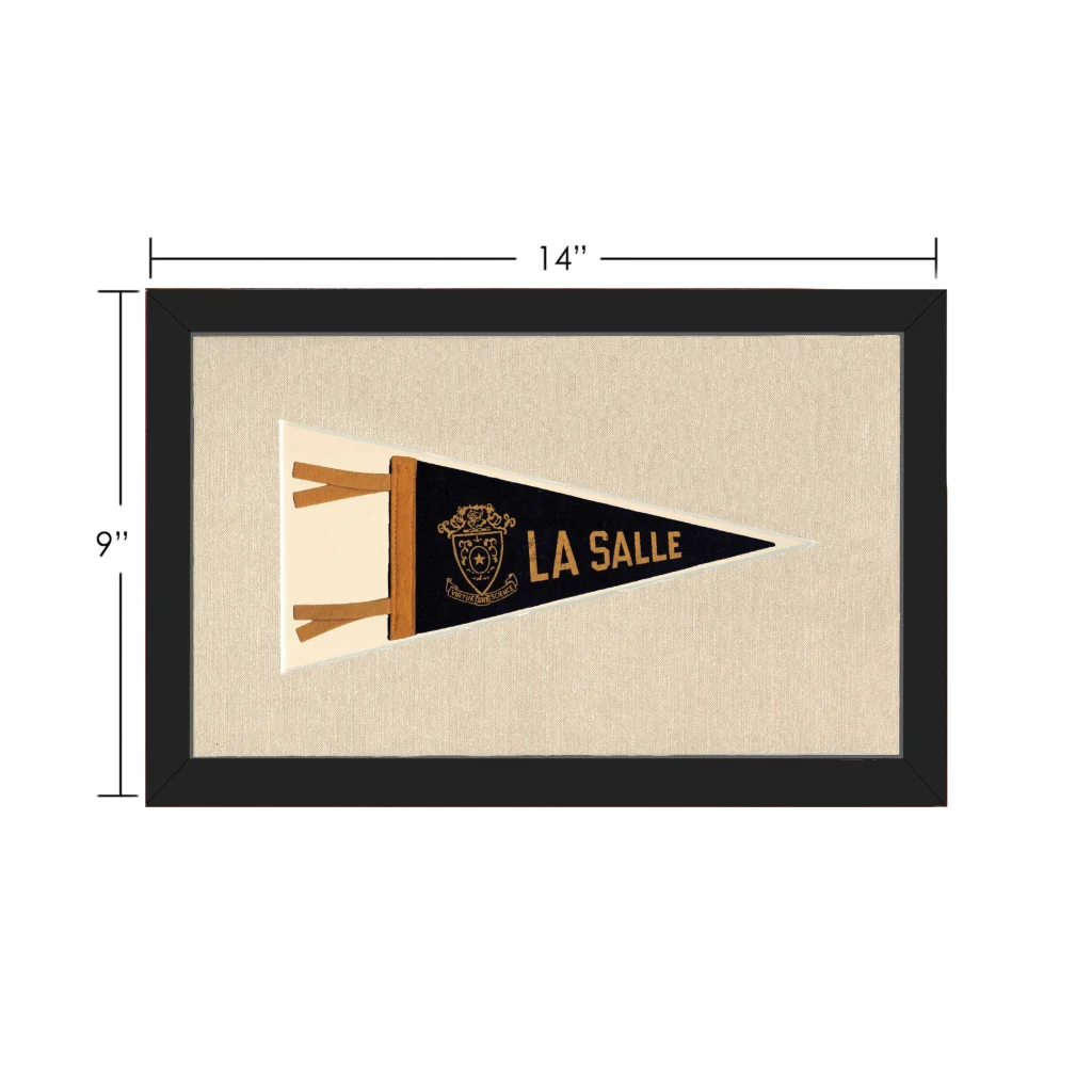 Vintage La Salle Pennant | Vintage Collectible Sports Pennant | vintageantiquesgifts.com
