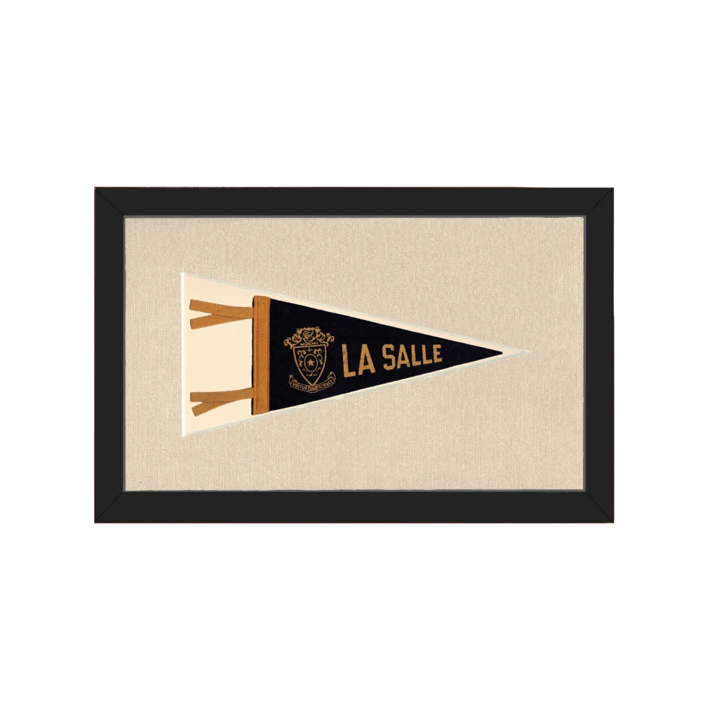 Vintage La Salle Pennant | Americana Memories | vintageantiquesgifts.com