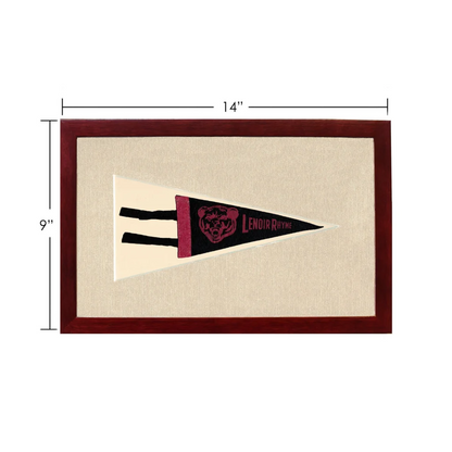 Vintage Lenoir Rhyme Pennant | Vintage Americana Sports Memorabilia | vintageantiquesgifts.com