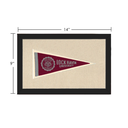 Vintage Lock Haven University Pennant | Vintage Collectible Sports Pennant | vintageantiquesgifts.com