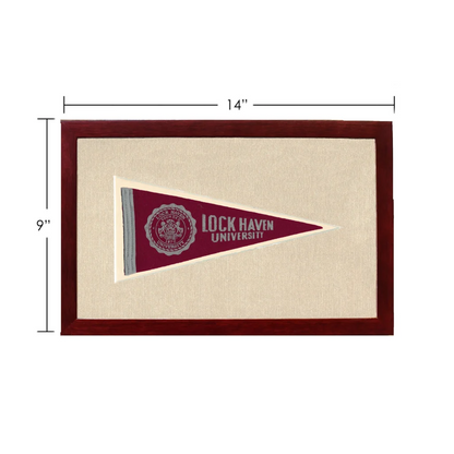 Vintage Lock Haven University Pennant | Vintage Americana Sports Memorabilia | vintageantiquesgifts.com