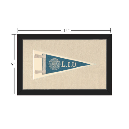Vintage Long Island University Pennant | Vintage Collectible Sports Pennant | vintageantiquesgifts.com