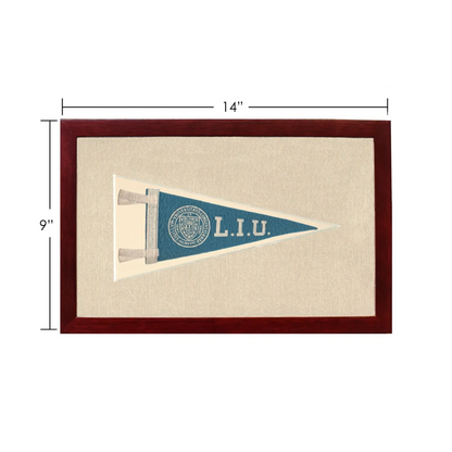 Vintage Long Island University Pennant | Vintage Americana Sports Memorabilia | vintageantiquesgifts.com