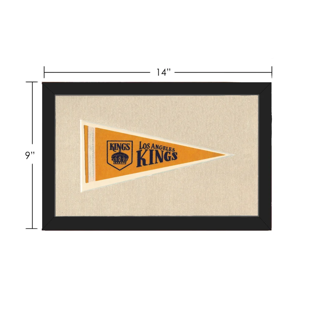 Vintage Los Angeles Kings Pennant | Vintage Collectible Sports Pennant | vintageantiquesgifts.com