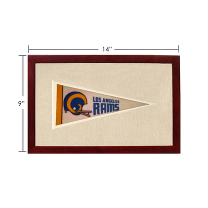 Vintage Los Angeles Rams Pennant | Vintage Americana Sports Memorabilia | vintageantiquesgifts.com