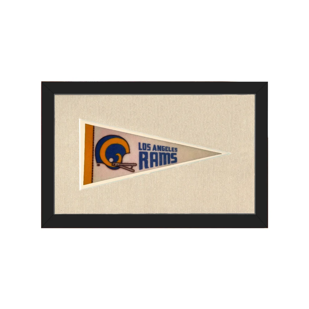 Vintage Los Angeles Rams Pennant | Americana Memories | vintageantiquesgifts.com