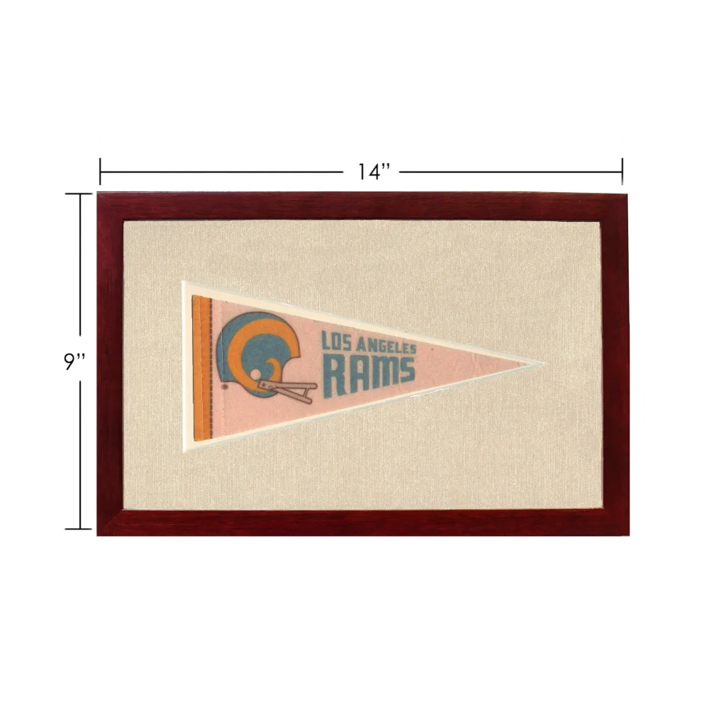 Vintage Los Angeles Rams Pennant | Vintage Americana Sports Memorabilia | vintageantiquesgifts.com