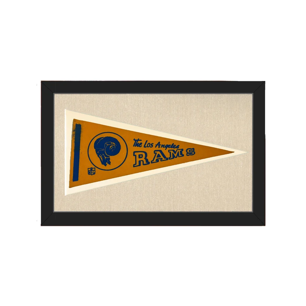 Vintage Los Angeles Rams Pennant | Americana Memories | vintageantiquesgifts.com