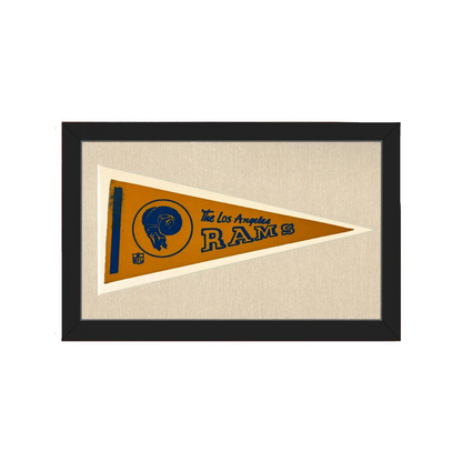 Vintage Los Angeles Rams Pennant | Americana Memories | vintageantiquesgifts.com