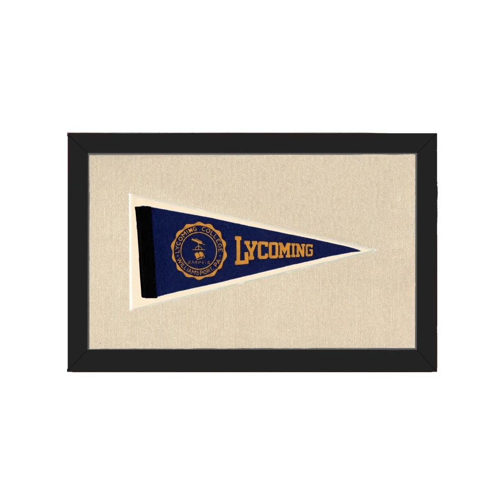 Vintage Lycoming College Pennant | Americana Memories | vintageantiquesgifts.com