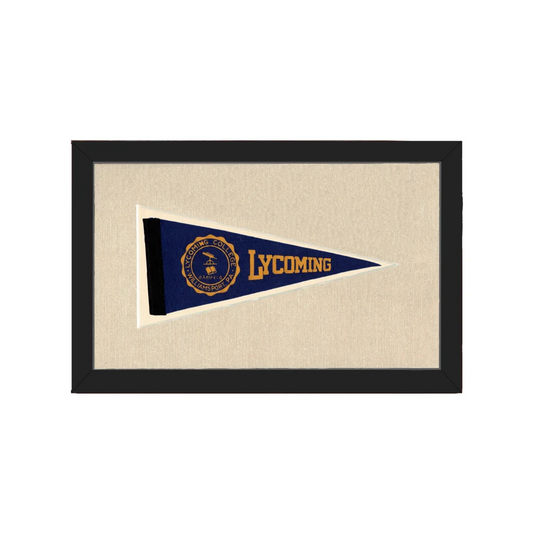Vintage Lycoming College Pennant | Americana Memories | vintageantiquesgifts.com