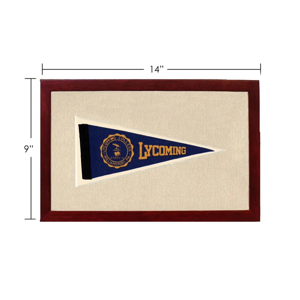 Vintage Lycoming College Pennant | Vintage Americana Sports Memorabilia | vintageantiquesgifts.com