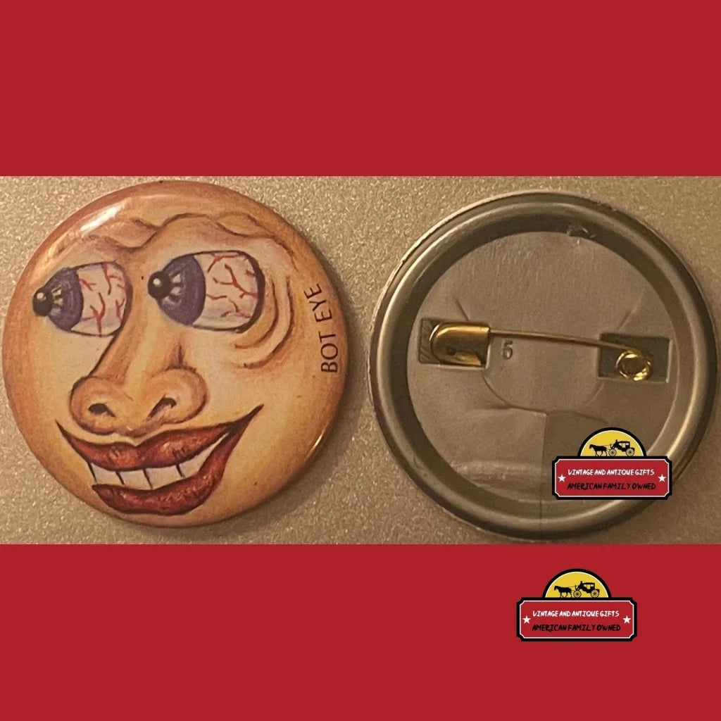 Vintage Bot Eye Pin Madballs And Garbage Pail Kids Inspired 1980s Advertisements and Antique Gifts Home page Pin: